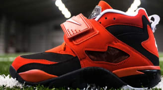 Nike Air Diamond Turf Black/White-Challenge Red