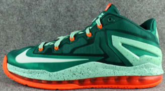 Nike LeBron 11 Low Mystic Green/White-Medium Mint-Hyper Cobalt