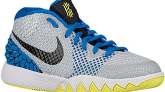 Nike Kyrie 1 GS White/Black-Light Voltage Yellow-Light Photo Blue-Metallic Silver