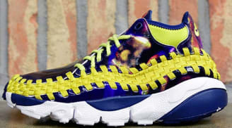 Nike Air Footscape Woven Chukka YOTH QS Light Midnight/Bright Citron