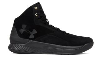 Under Armour Curry Lux Mid "Triple Black Suede"
