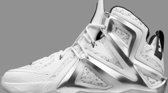 Nike LeBron 12 Elite SP White/Metallic Silver-Black