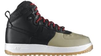 Nike Air Force 1 Duckboot Black/Black-Khaki