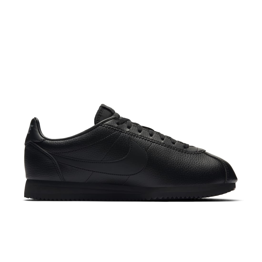 all black leather cortez