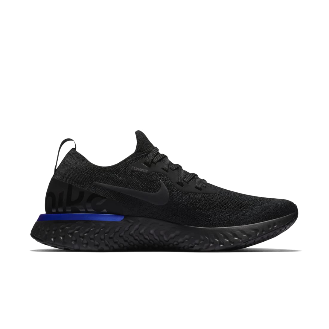 Nike Epic React Flyknit Black Racer Blue | Nike | Sole Collector