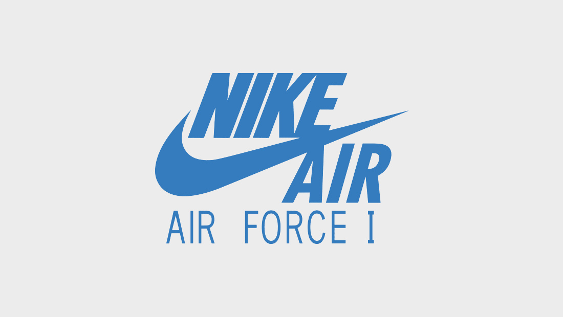 air force one nike logo