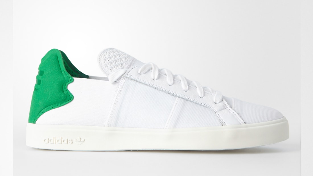 pharrell williams adidas white green
