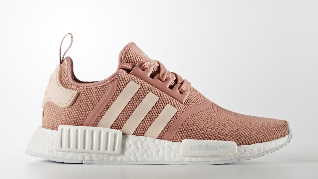 pink and white nmd women's