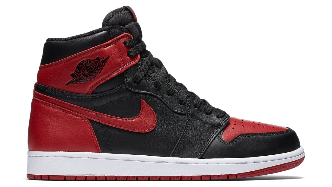 jordan 1 retro red black