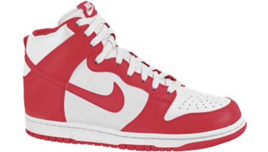 Nike Dunk High Sail/Action Red