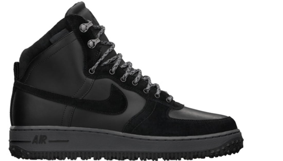 Nike Air Force 1 High Deconstructed Military Boot Black/Black