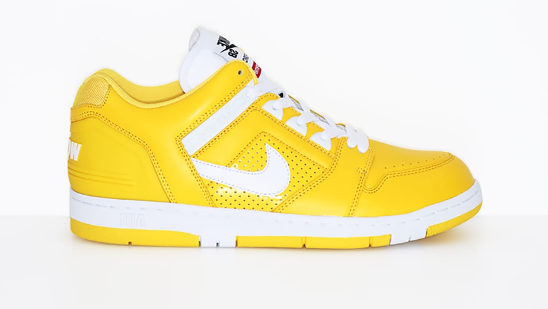 Injusticia Portavoz fecha Supreme x Nike SB Air Force 2 Low "Yellow" | Nike | Release Dates, Sneaker  Calendar, Prices & Collaborations