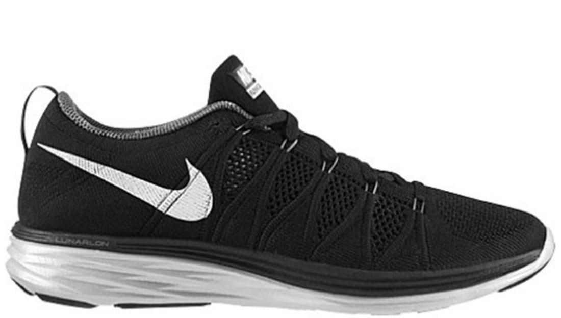 Nike Flyknit Lunar2 Black/White-Dark Grey-Pure Platinum