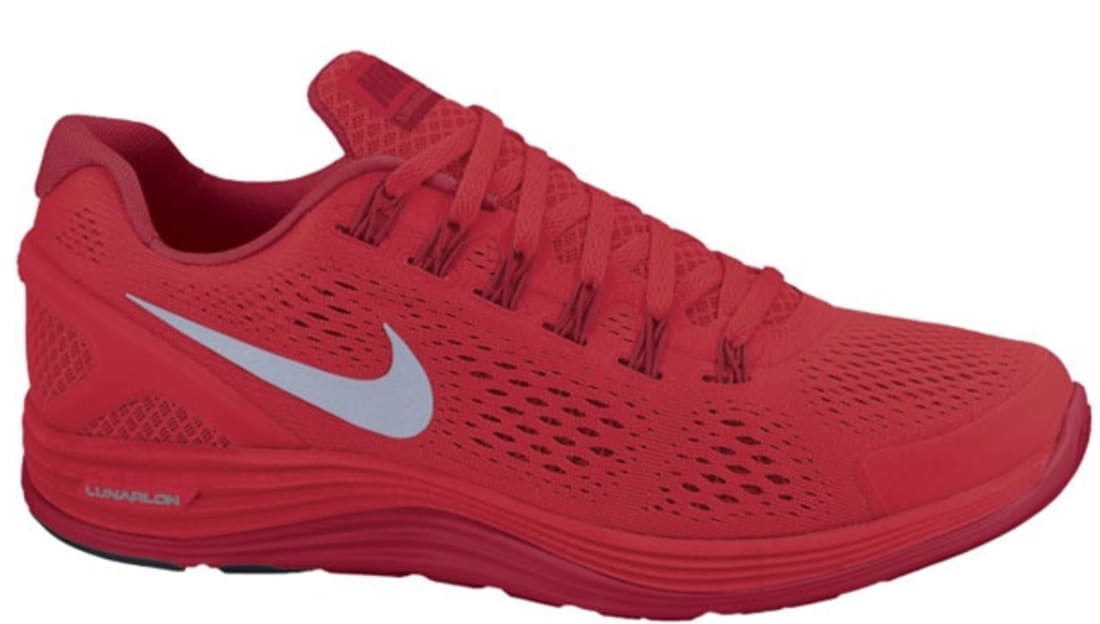 Nike Lunarglide+ 4 University Red/Reflective Silver-Gym Red