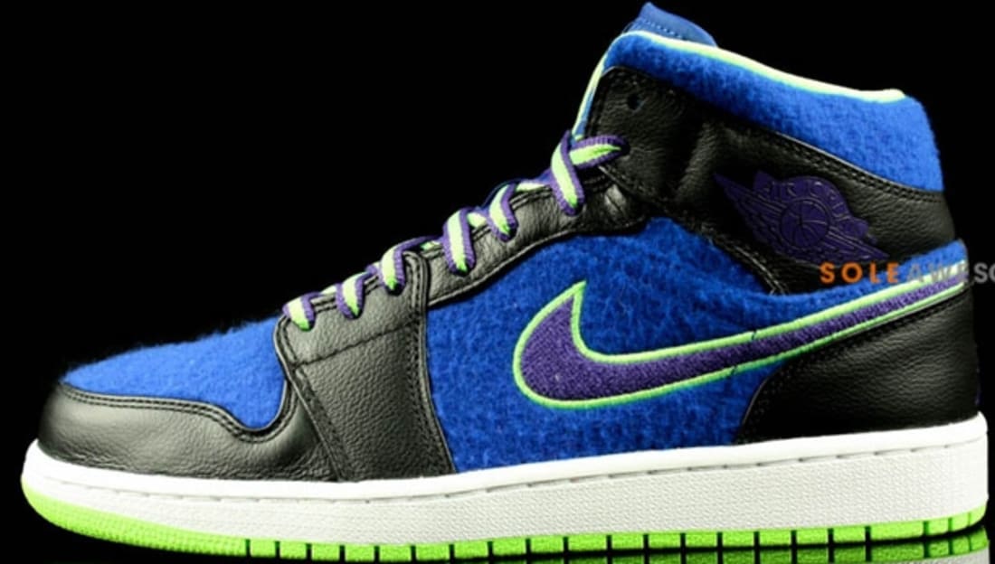 air jordan 1 mid lime green