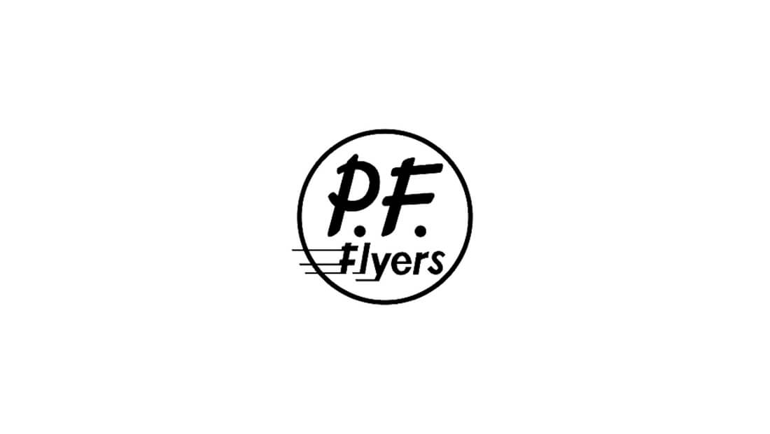 pf flyers black and white