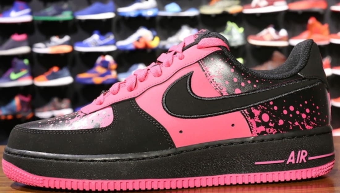 black and pink air force 1