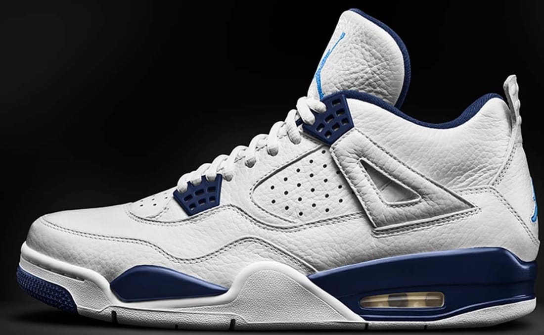 Air Jordan 4 Retro LS White⁄Legend Blue-Midnight Navy | Jordan | Release  Dates, Sneaker Calendar, Prices & Collaborations