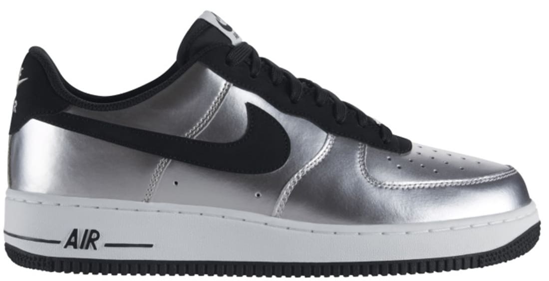 Nike Air Force 1 Low Metallic Silver/Black-White