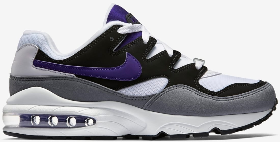 Nike Air Max '94 Black/White-Cool Grey-Court Purple | Nike | Sole ...