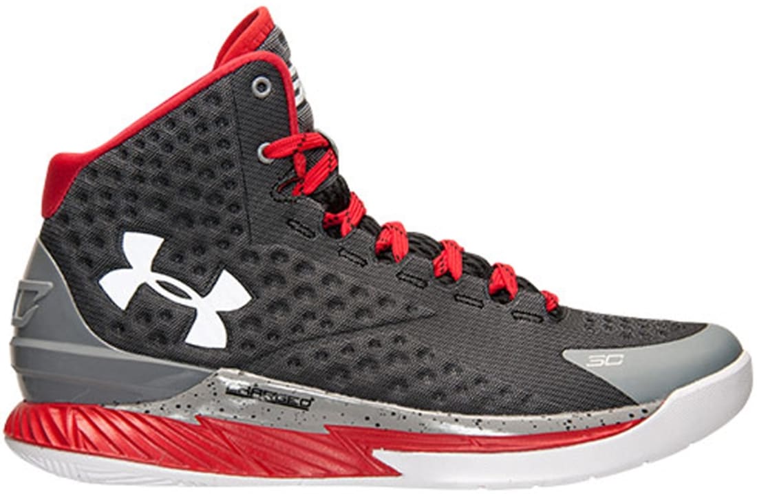 Under Armour Curry One Silver/Red