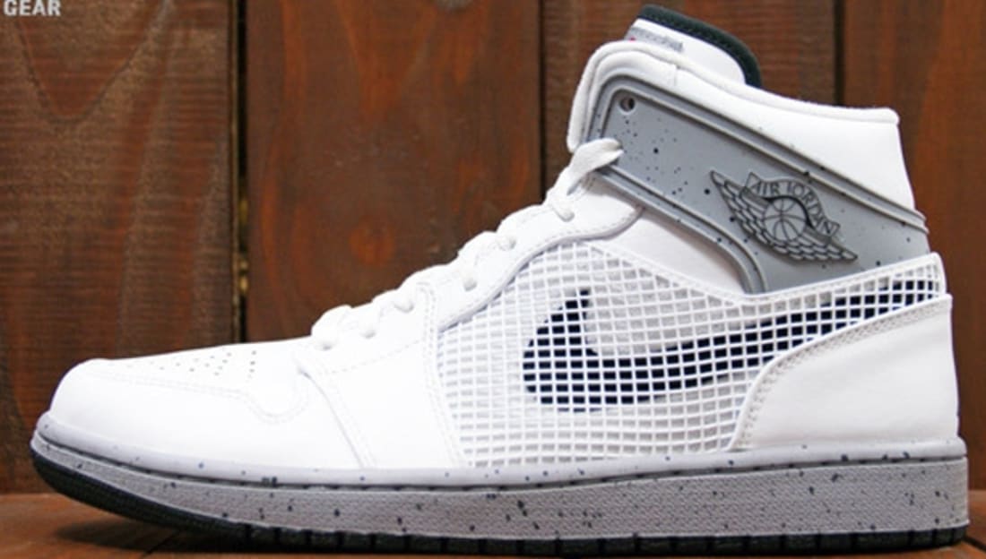 air jordan 1 mid white cement