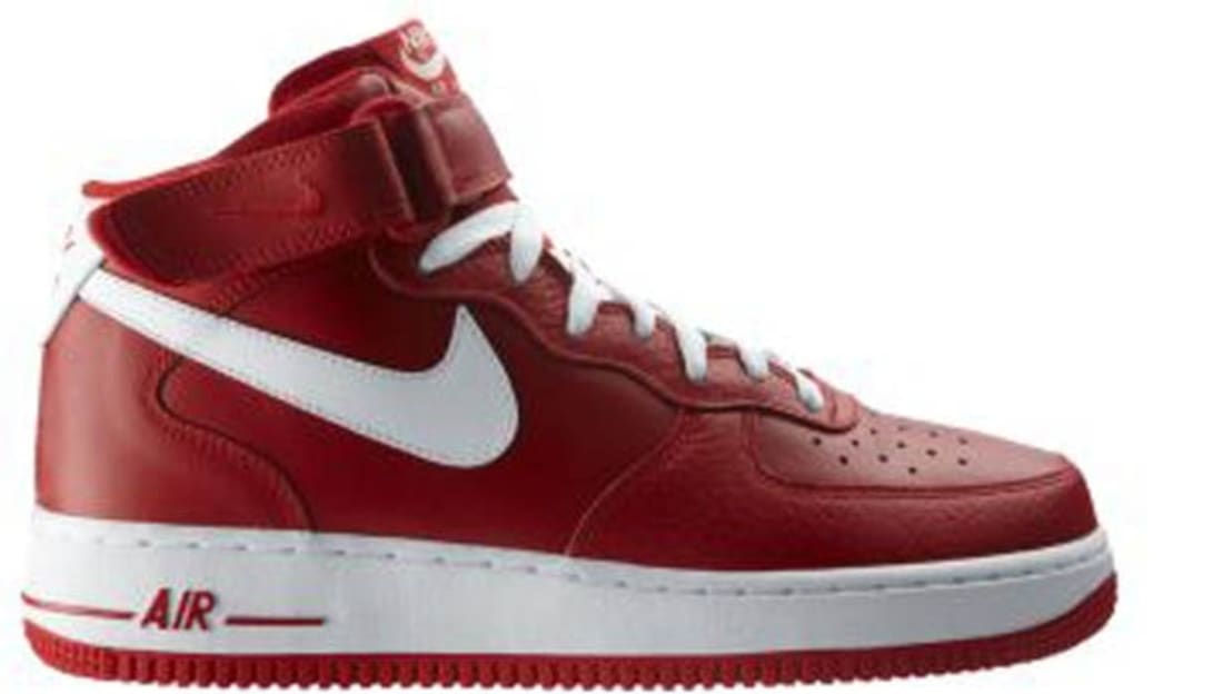 Nike Air Force 1 Mid Sport Red/White-Sport Red