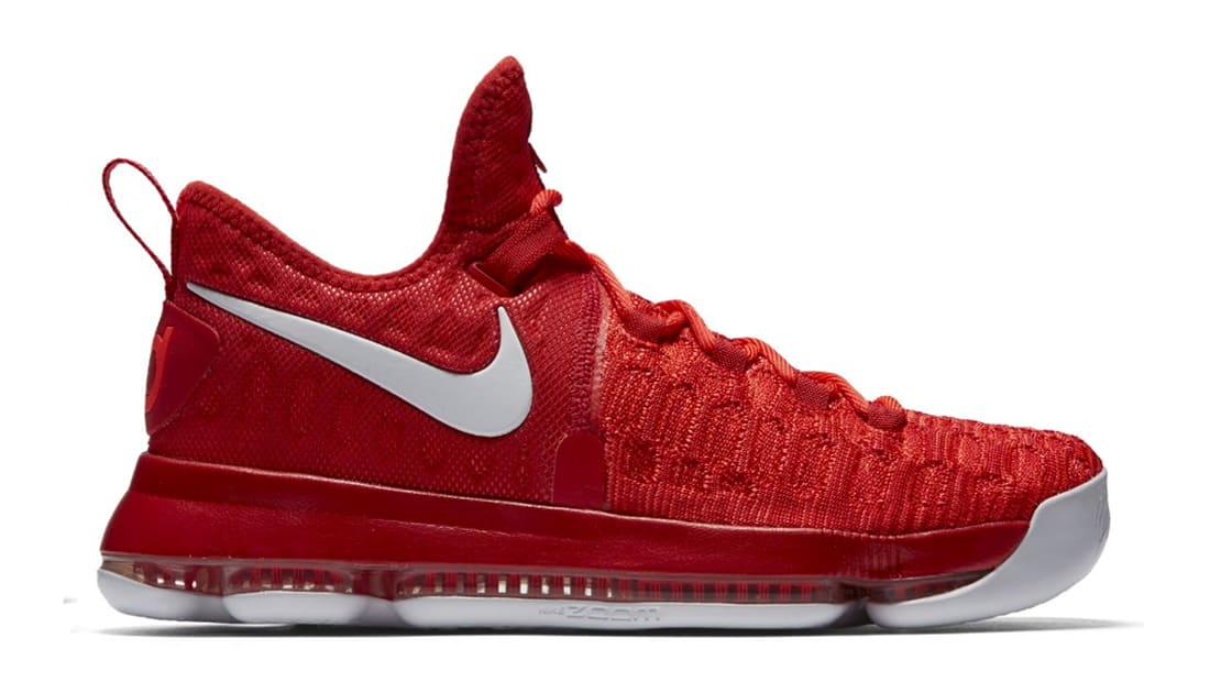 red kd basketball shoes