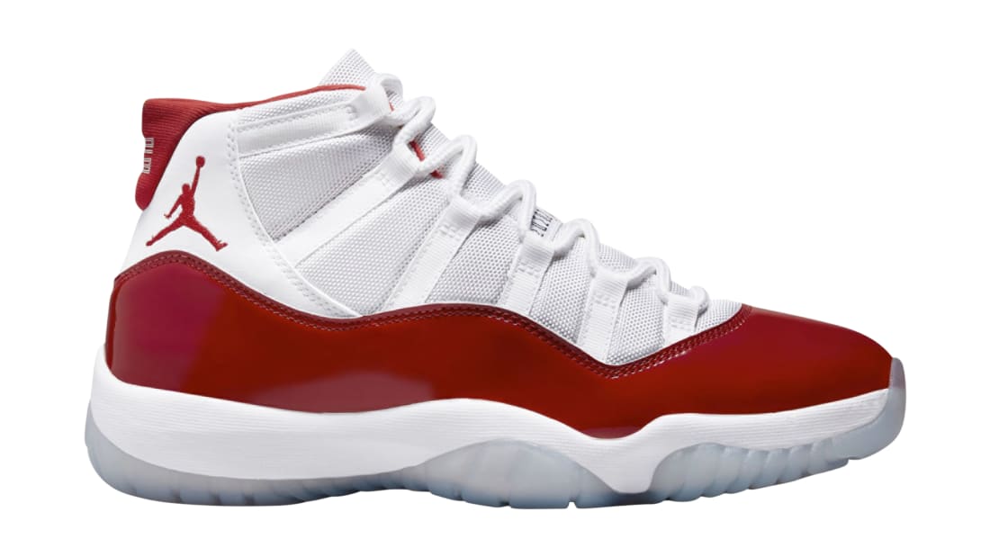 air jordan 11 retro gs white varsity red