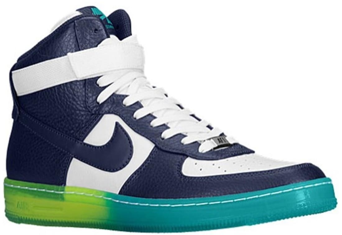 Nike Air Force 1 Downtown Hi Breeze Midnight Navy/Midnight Navy-White-Turbo Green