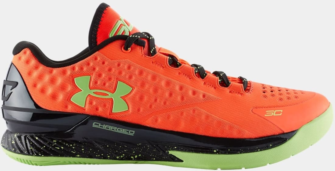 Under Armour Curry One Low Bolt Orange/Black-Avex Green
