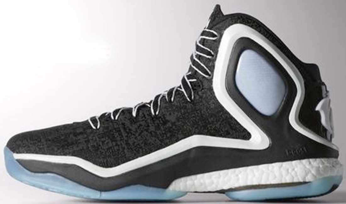 adidas D Rose 5 Boost Core Black/White-Ice Blue