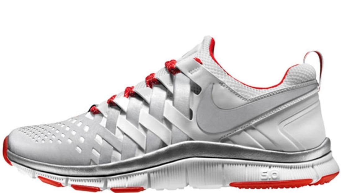 Nike Free Trainer 5.0 Reflect Silver/Reflect Silver-University Red