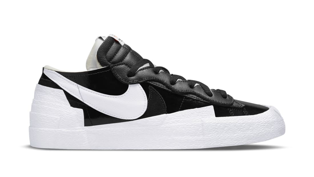 Sacai Nike Blazer Low "Black Patent Leather" | Nike Release Dates, Sneaker Calendar, Collaborations