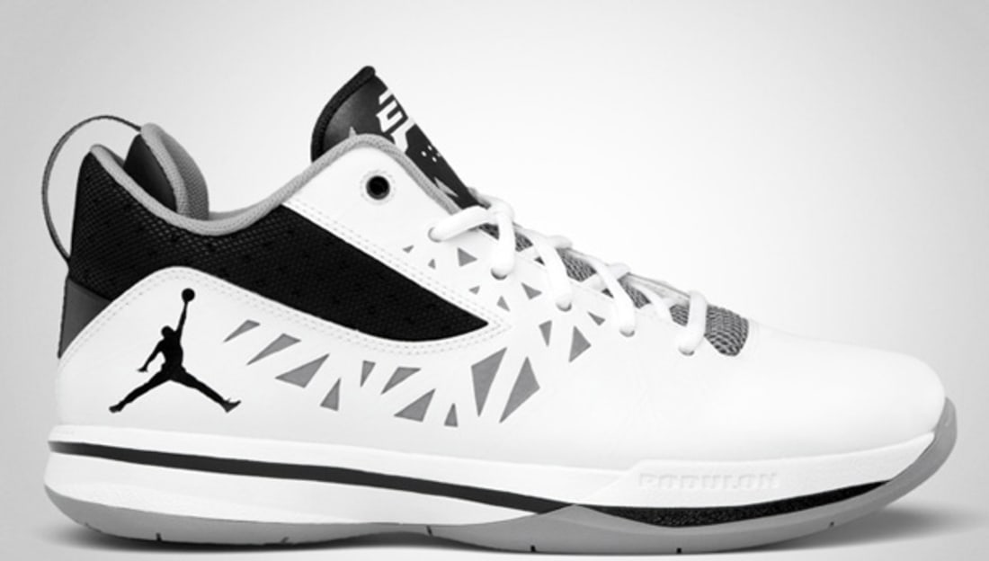 Jordan CP3.V White/Black-Cement Grey