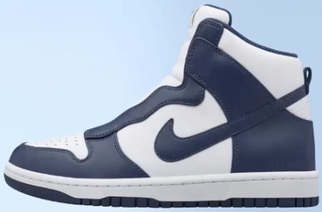 sacai x Women's Nike Dunk Lux High Obsidian | Nike | Sole Collector