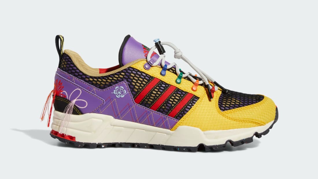 Sean Wotherspoon x Adidas EQT Support 93 Bold Gold/Red/Active Purple