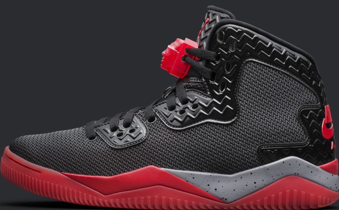 Air Jordan Spike Forty PE Black/Cement Grey-Fire Red