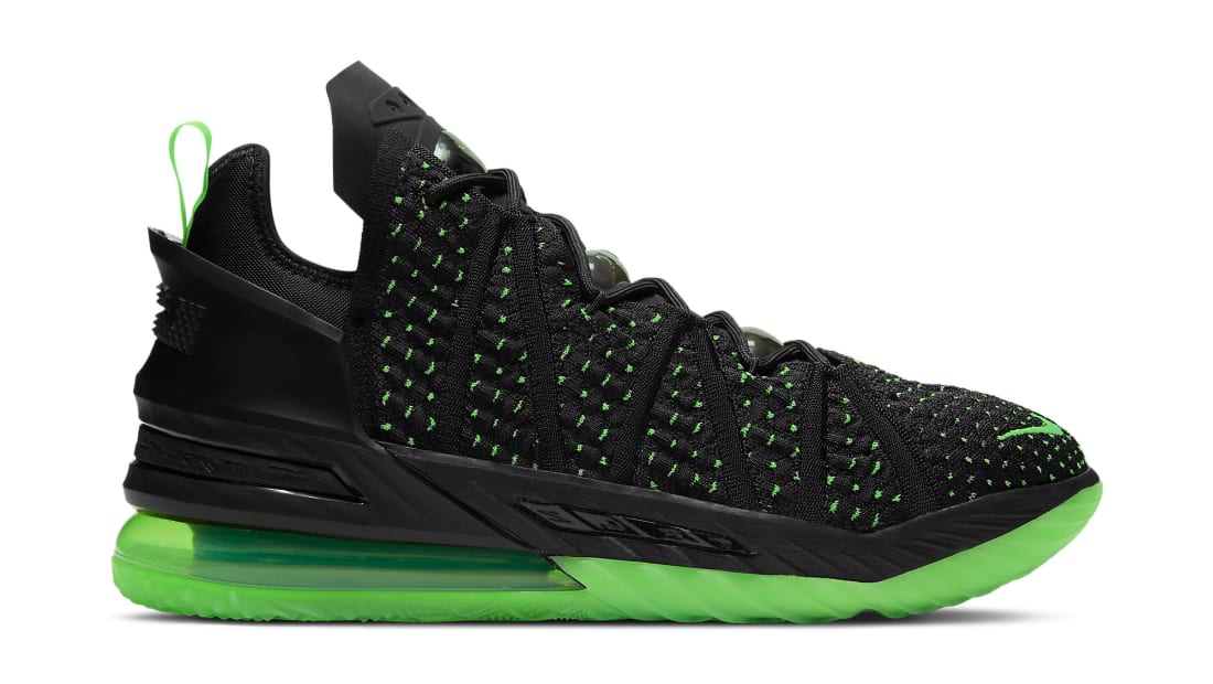 lebron 18 neon green