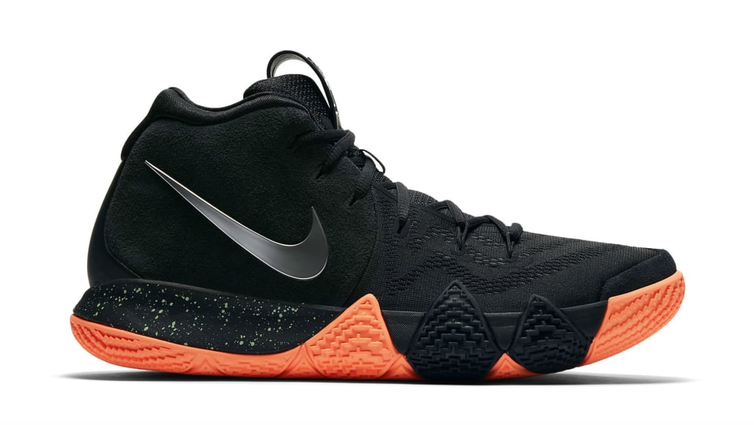 kyrie 4 black dark grey