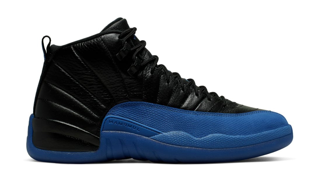 jordan 12 black and blue size 13