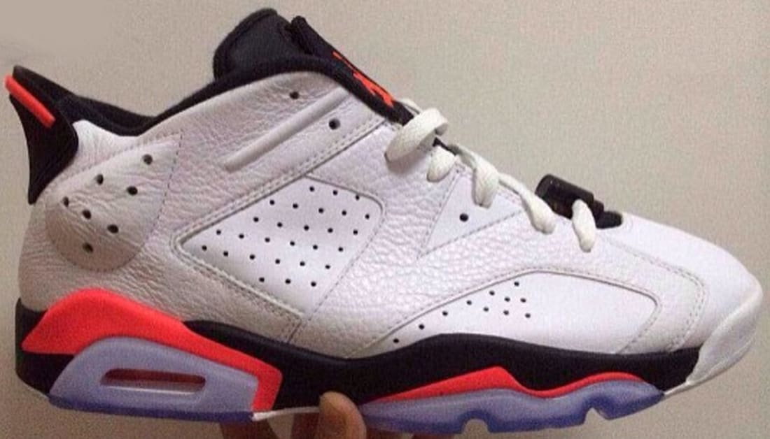 air jordan 6 retro low white infrared