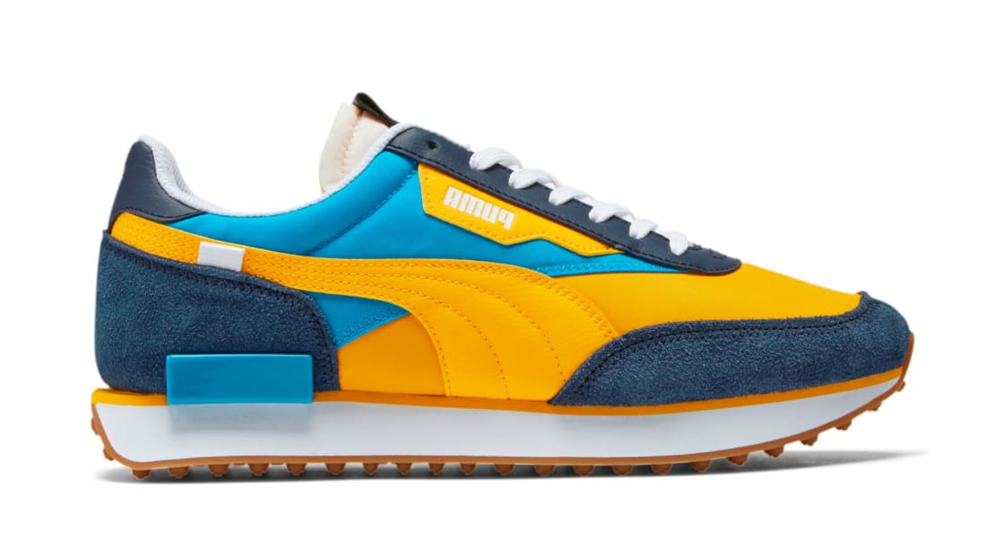 puma future rider blue yellow