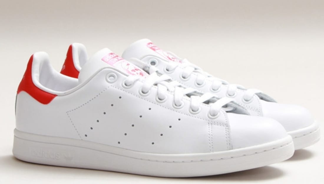 adidas red stan smith