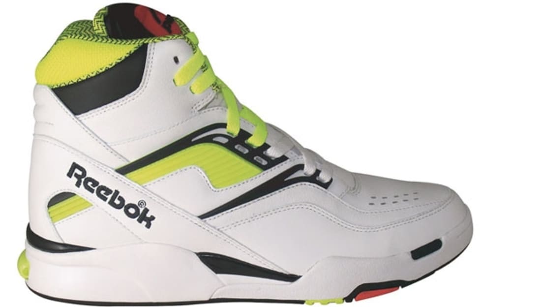 reebok pump neon yellow