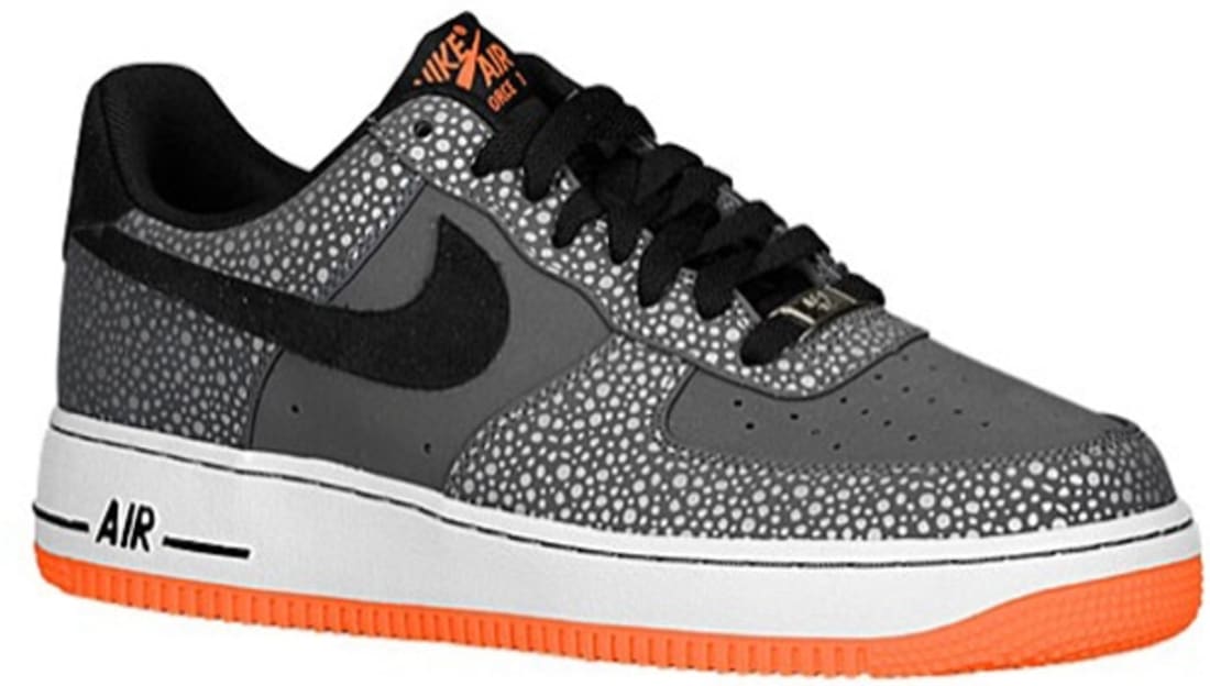 grey and orange nike air force 1