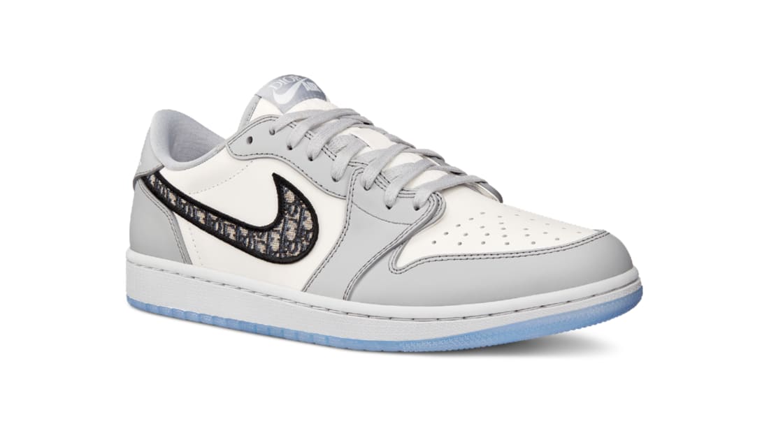 Dior x Air Jordan 1 Low Wolf Grey/Sail 