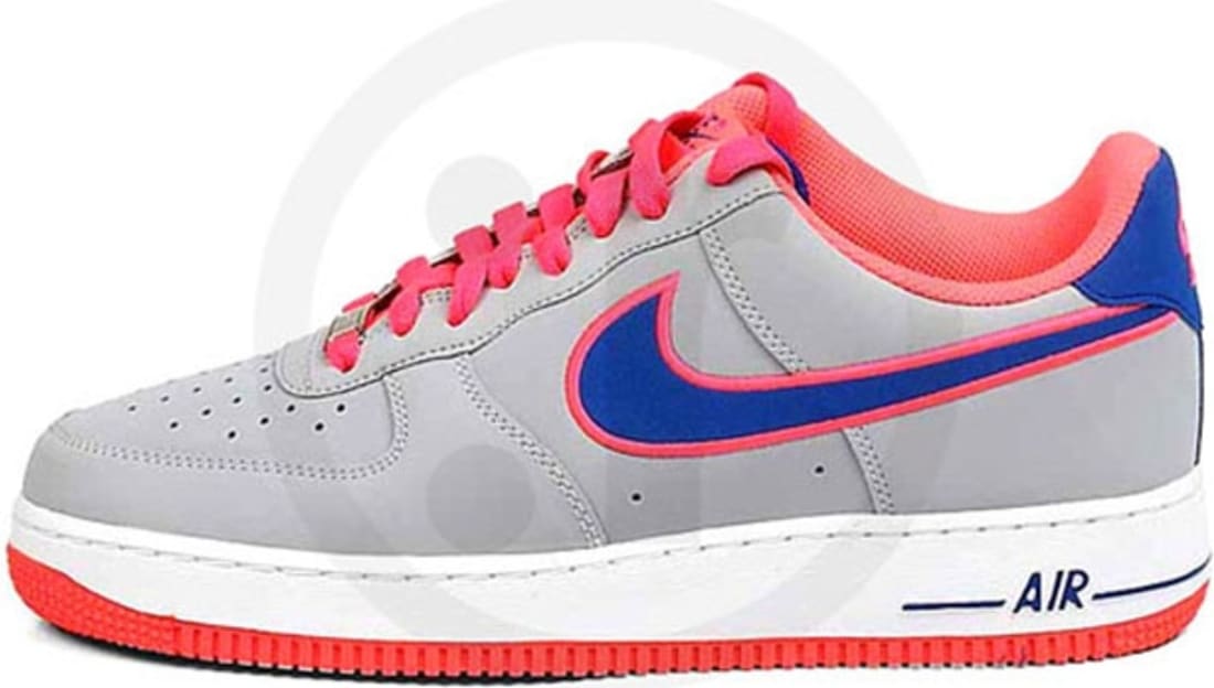 Nike Air Force 1 Low Wolf Grey/Game Royal-Hot Punch
