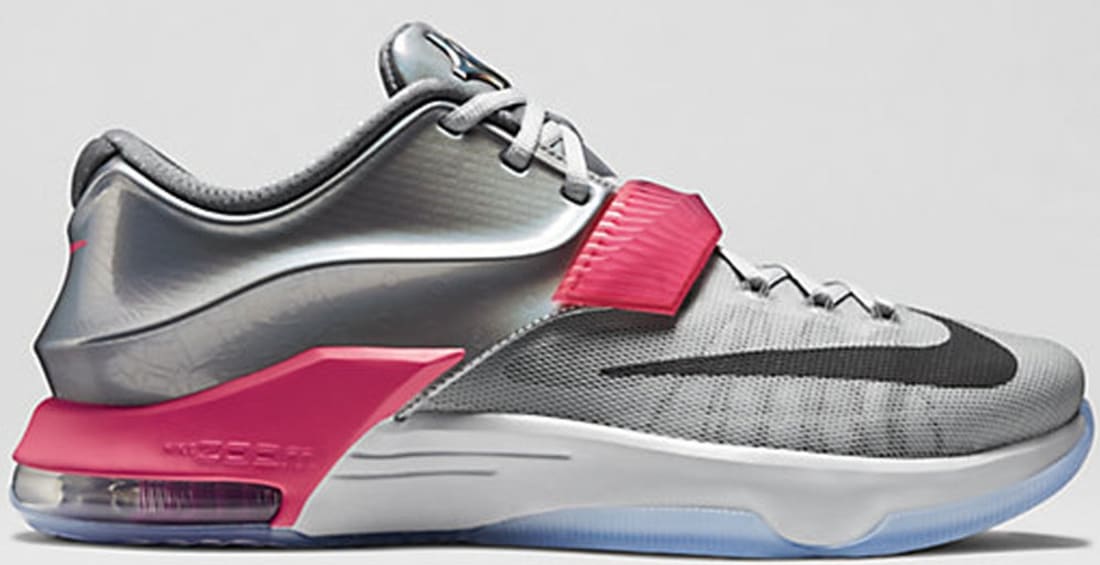 Nike KD VII AS Pure Platinum/Multi-Color-Black