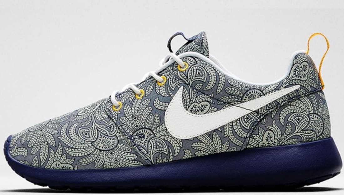 Nike Roshe Run Liberty Women's Blue Recall/White-Atomic Mango | Nike | Sole  Collector